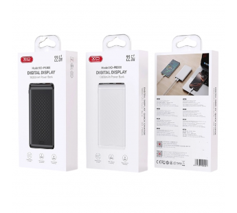Внешний аккумулятор XO PB308,(QC 22,5W, PD20W) 10000mAh, черный#2140702