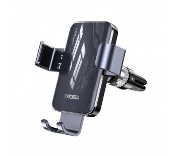 Автодержатель KAKUSIGA KSC-1496 зажим в дефлектор черный#2134266