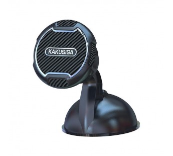 Автодержатель KAKUSIGA KSC-424C магнитный на присоске черный#2134257