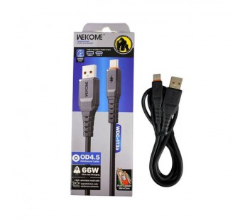 Кабель USB - Type-C WEKOME WDC-113a 1.0m 66W Черный#2136873