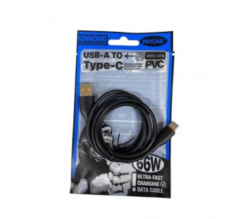 Кабель USB - Type-C WEKOME WDC-67a 1.0m 66W Черный#2136875