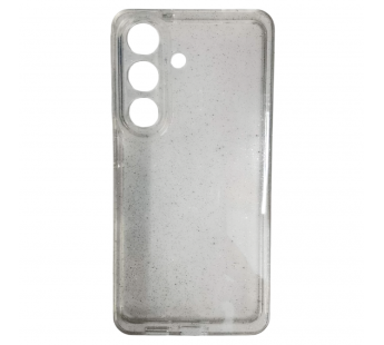Чехол силиконовый Samsung S26 прозрачный с блестками SILVER#2134387