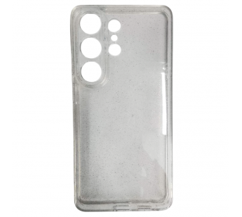 Чехол силиконовый Samsung S26 Ultra прозрачный с блестками SILVER#2134386