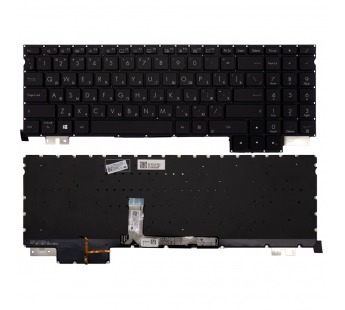 Клавиатура для Asus ProArt Studiobook Pro 16 W7600 черная с подсветкой#2134503