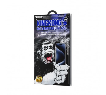 Защитное стекло iPhone 17 Pro Max WEKOME WTP-091 (King Kong 6D HD 0.4mm) в упаковке Черное#2134649
