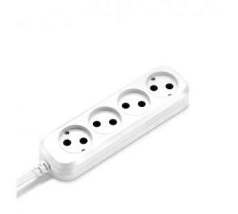 Сетевой удлинитель Buro BU-PSL4.5/W 5м (4 розетки) белый (пакет ПЭ)#2134717