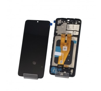 Дисплей для Samsung A055F Galaxy A05 в рамке + тачскрин (черный) (100% LCD)#2136820
