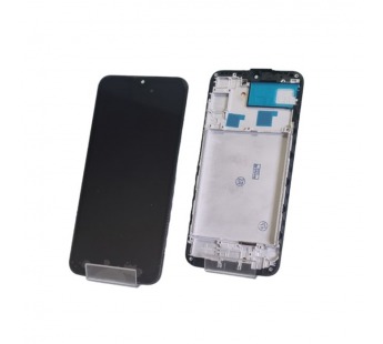 Дисплей для Samsung A245F Galaxy A24 4G в рамке + тачскрин (черный) (OLED Full size)#2136851