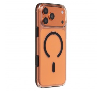 Чехол-накладка - SM041 SafeMag для "Apple iPhone 17 Pro Max" (transparent/black) (243323)#2136351