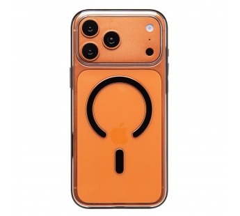 Чехол-накладка - SM041 SafeMag для "Apple iPhone 17 Pro Max" (transparent/black) (243323)#2136353