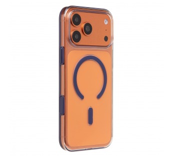 Чехол-накладка - SM041 SafeMag для "Apple iPhone 17 Pro Max" (transparent/blue) (243325)#2136348