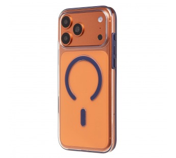 Чехол-накладка - SM041 SafeMag для "Apple iPhone 17 Pro Max" (transparent/blue) (243325)#2136349