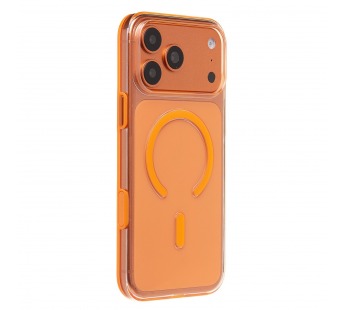 Чехол-накладка - SM041 SafeMag для "Apple iPhone 17 Pro Max" (transparent/orange) (243326)#2136345