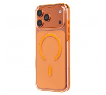 Чехол-накладка - SM041 SafeMag для "Apple iPhone 17 Pro Max" (transparent/orange) (243326)#2136346