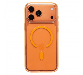 Чехол-накладка - SM041 SafeMag для "Apple iPhone 17 Pro Max" (transparent/orange) (243326)#2136347