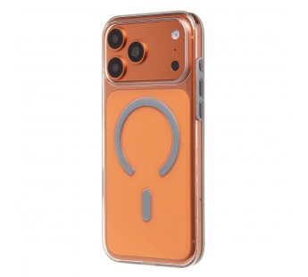 Чехол-накладка - SM041 SafeMag для "Apple iPhone 17 Pro Max" (transparent/silver) (243324)#2136343