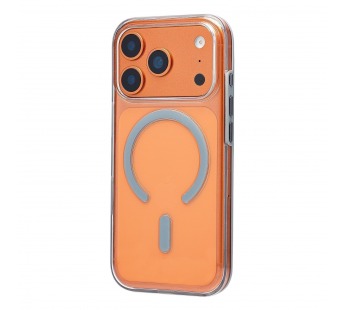 Чехол-накладка - SM041 SafeMag для "Apple iPhone 17 Pro" (transparent/silver) (243320)#2138401