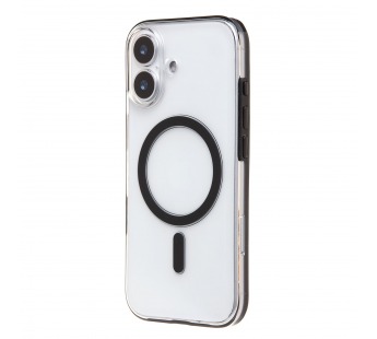 Чехол-накладка - SM041 SafeMag для "Apple iPhone 17" (transparent/black) (243315)#2136334
