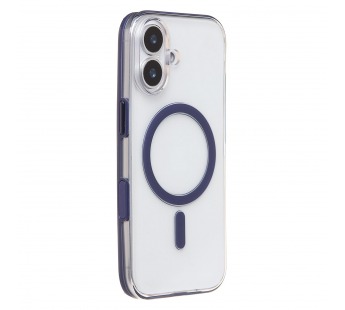 Чехол-накладка - SM041 SafeMag для "Apple iPhone 17" (transparent/blue) (243317)#2136336
