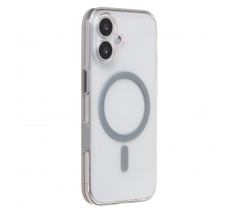 Чехол-накладка - SM041 SafeMag для "Apple iPhone 17" (transparent/silver) (243316)#2136339