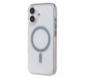 Чехол-накладка - SM041 SafeMag для "Apple iPhone 17" (transparent/silver) (243316)#2136340