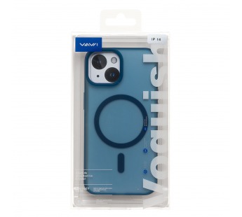 Чехол-накладка - SM042 SafeMag для "Apple iPhone 14" (dark blue) (243378)#2135374
