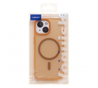Чехол-накладка - SM042 SafeMag для "Apple iPhone 15" (coffee brown) (243372)#2135347