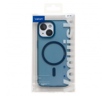 Чехол-накладка - SM042 SafeMag для "Apple iPhone 15" (dark blue) (243373)#2135348