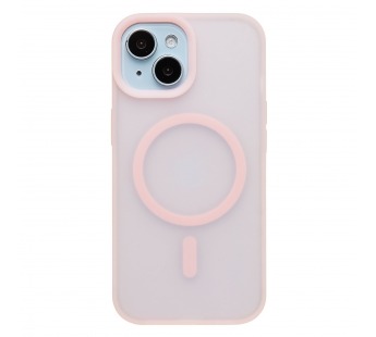 Чехол-накладка - SM042 SafeMag для "Apple iPhone 15" (light pink) (243371)#2136446