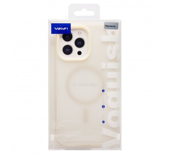 Чехол-накладка - SM042 SafeMag для "Apple iPhone 16 Pro Max" (antique white) (243355)#2135350