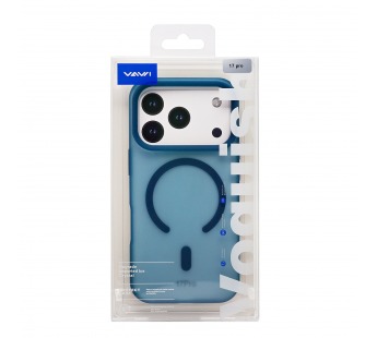 Чехол-накладка - SM042 SafeMag для "Apple iPhone 17 Pro" (dark blue) (243342)#2135344