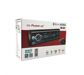 Автомагнитола Pioneeir DV357 (Bluetooth/подсветк/USB/AUX/FM/пульт)#2135558