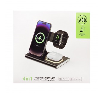 ЗУ Сетевое Беспроводное - A80 SafeMag 4in1 15W (white) (243545)#2135851