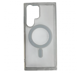 Чехол силиконовый Clear Case Samsung S23 Ultra Magsafe прозрачный#2135024