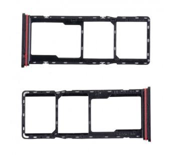 Держатель SIM для Infinix Hot 60 Pro (X6885) Черный#2135939