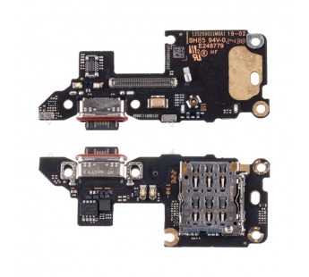 Шлейф для Xiaomi Poco F7 Pro (24117RK2CG) плата системный разъем/разъем SIM/микрофон - Премиум#2135385