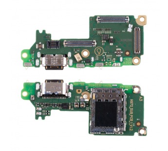 Шлейф для Infinix GT 30 Pro (X6873) плата на системный разъем/разъем SIM/микрофон - Премиум#2135386