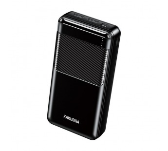 Внешний аккумулятор 20 000 mAh KAKUSIGA KSC-1097 (2USB/PD/Micro/LED инд.бат) черный#2135862