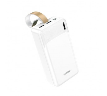 Внешний аккумулятор 30 000 mAh KAKUSIGA KSC-1272 (2USB/PD/Micro/LED инд.бат) белый#2135861