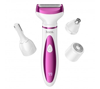 Триммер женский HOCO HP80 4в1 бело-розовый#2135905