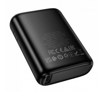 Аккумулятор внешний HOCO J158 Runner, 5000mAh, пластик, индикатор, USB, цвет: черный (1/105)#2138845