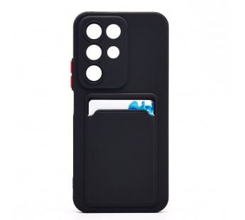 Чехол-накладка - SC337 с картхолдером для "Realme C85 5G" (black) (243758)#2137832