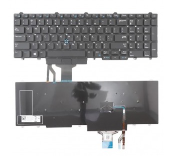 Клавиатура для ноутбука Dell Latitude E5550/E5570/5550 Черный#2171624