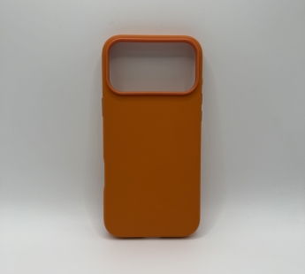 Чехол для iPhone 17 Pro Max кожаный Magsafe, оранжевый#2143348