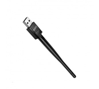 USB - Wi-Fi адаптер Hoco HI37 (2,4 GHz) Черный#2140764