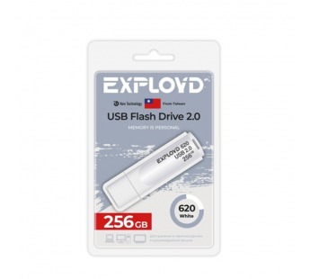 Флеш-накопитель USB 256GB Exployd 620 белый#2136976