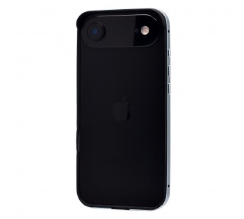 Чехол-бампер - металлический с силиконовыми бортами  для "Apple iPhone 17 Air" (mist blue) (243535)#2138917