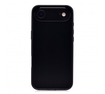 Чехол-бампер - металлический с силиконовыми бортами  для "Apple iPhone 17 Air" (black) (243538)#2138622