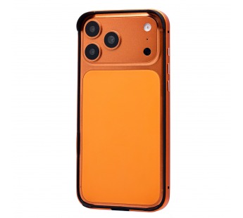 Чехол-бампер - металлический с силиконовыми бортами  для "Apple iPhone 17 Pro Max" (cosm (243543)#2138913