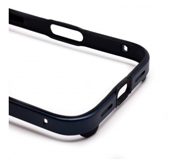 Чехол-бампер - металлический с силиконовыми бортами  для "Apple iPhone 17 Pro" (deep blue) (243541)#2142061